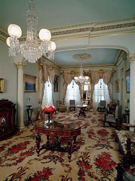 stanford mansion interiors.